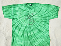 tie dye green